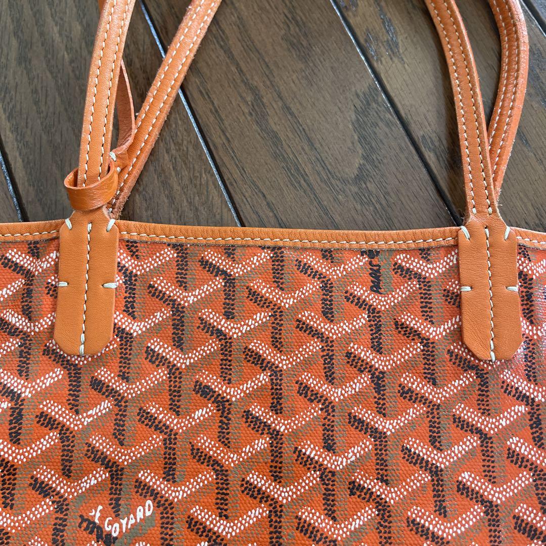 Goyard サンルイ pm トートバッグ　オレンジ
