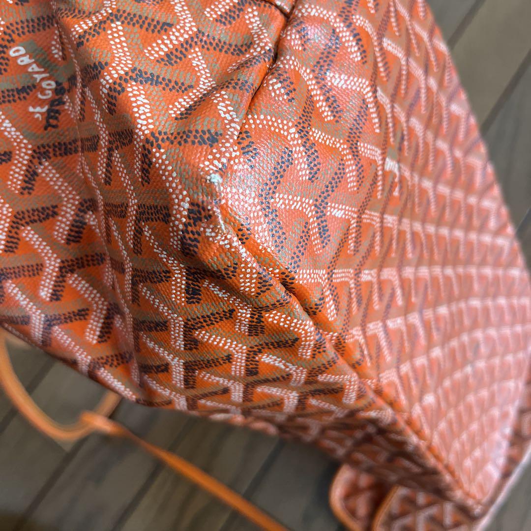 Goyard サンルイ pm トートバッグ　オレンジ
