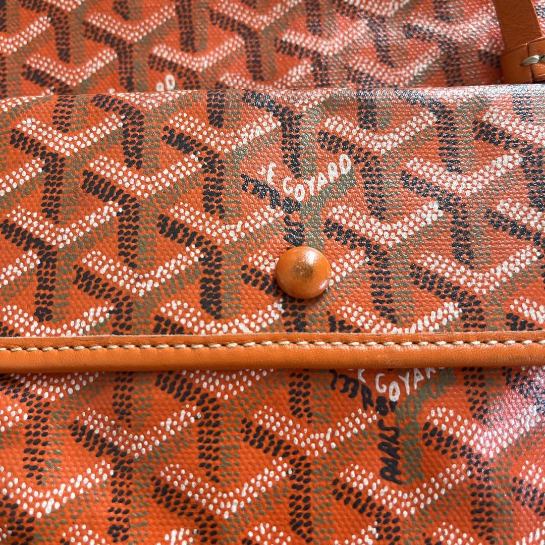 Goyard サンルイ pm トートバッグ　オレンジ