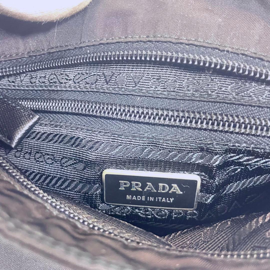 特価人気 プラダ ブラック ナイロン レザー Erxy0-m91362840139 PRADA ショルダーバッグ 大人気100%新品