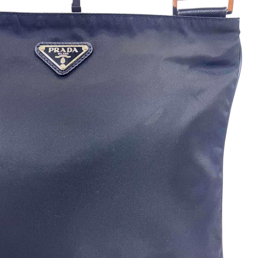 特価人気 プラダ ブラック ナイロン レザー Erxy0-m91362840139 PRADA ショルダーバッグ 大人気100%新品