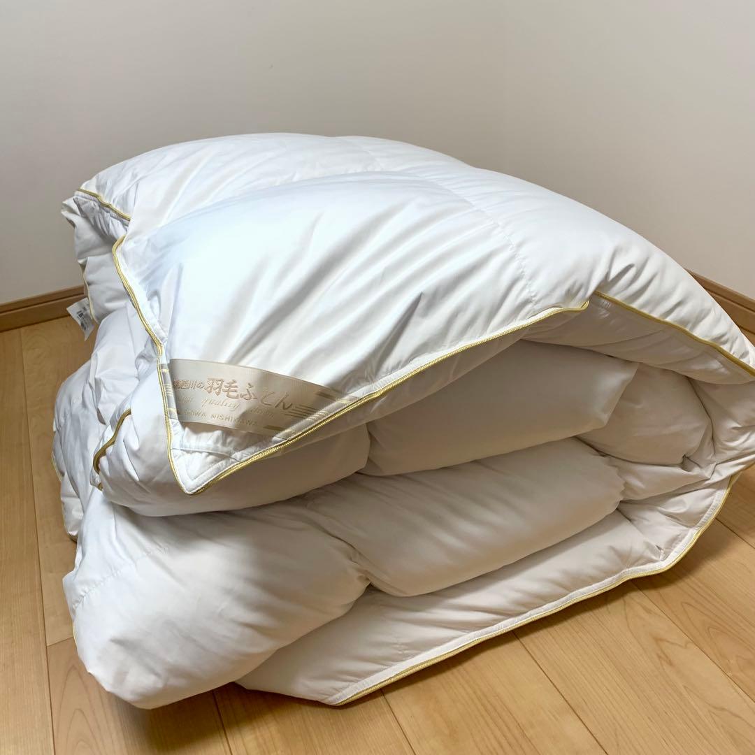 昭和西川 高品質羽毛掛け布団 シングル メインブレンPTFEラミネート生地 昭和西川 高品質羽毛掛け布団 シングル メインブレンPTFEラミネート生地