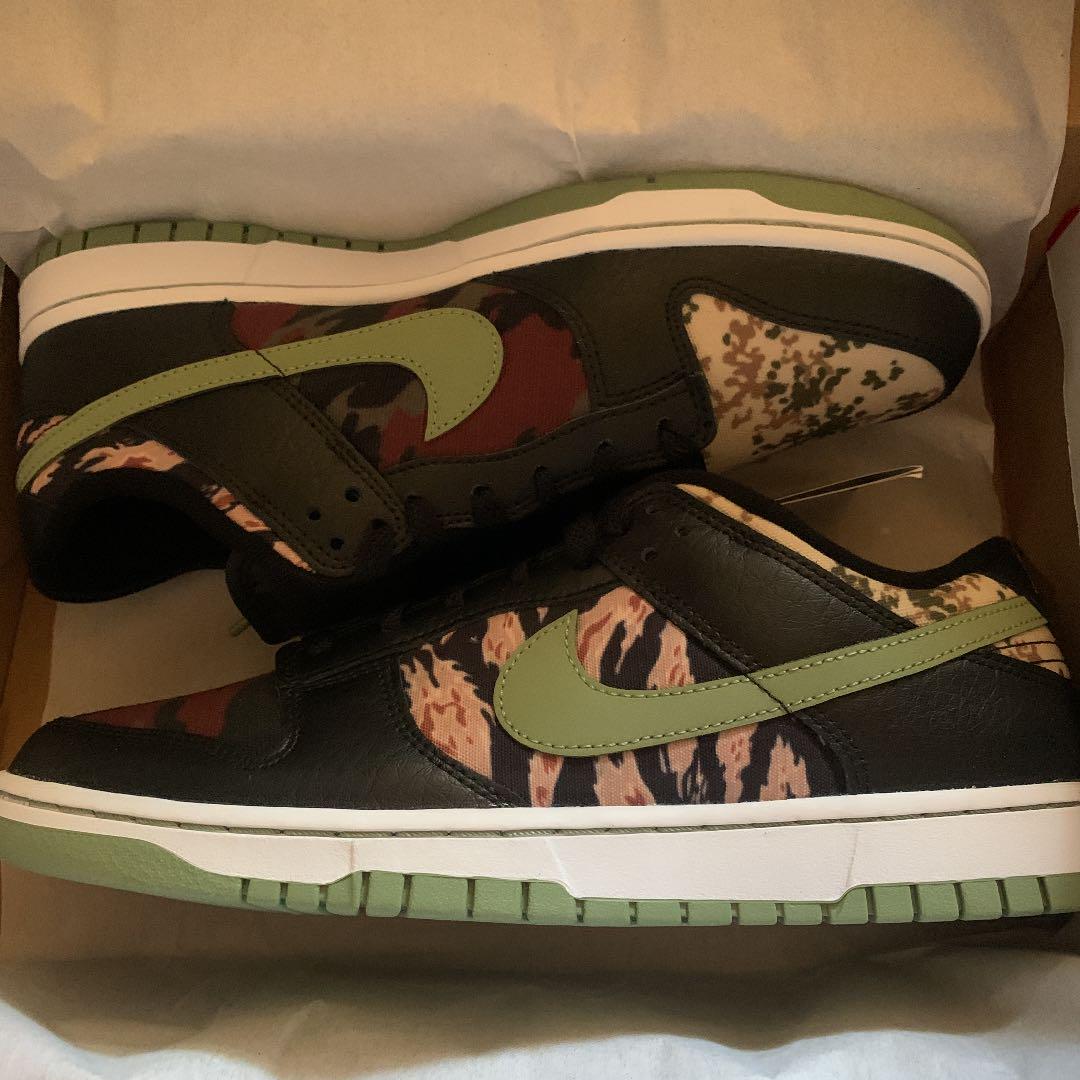クロウ NIKE DUNK LOW BLACK MULTI-CAMO ナイキ ダンク LNwGi-m91365236241 ㊨りません