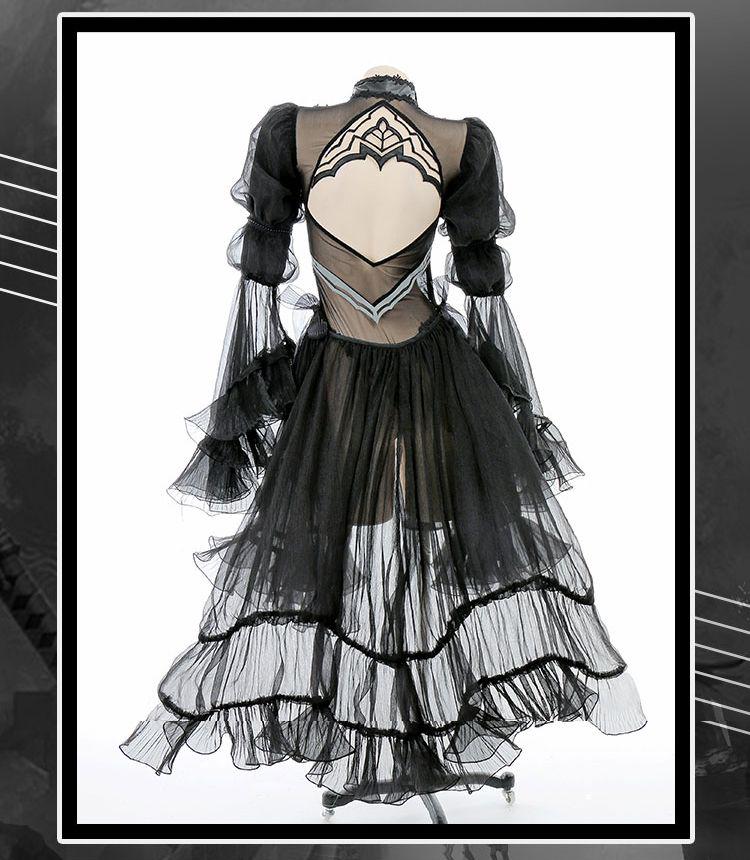 Nier: Automata 2B 同人 花嫁 コスプレ服 黒