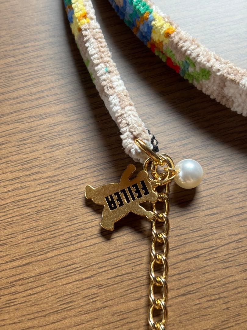 美品　フェイラーアンドハイジ　ポーチ　ショルダーストラップ　ベージュ