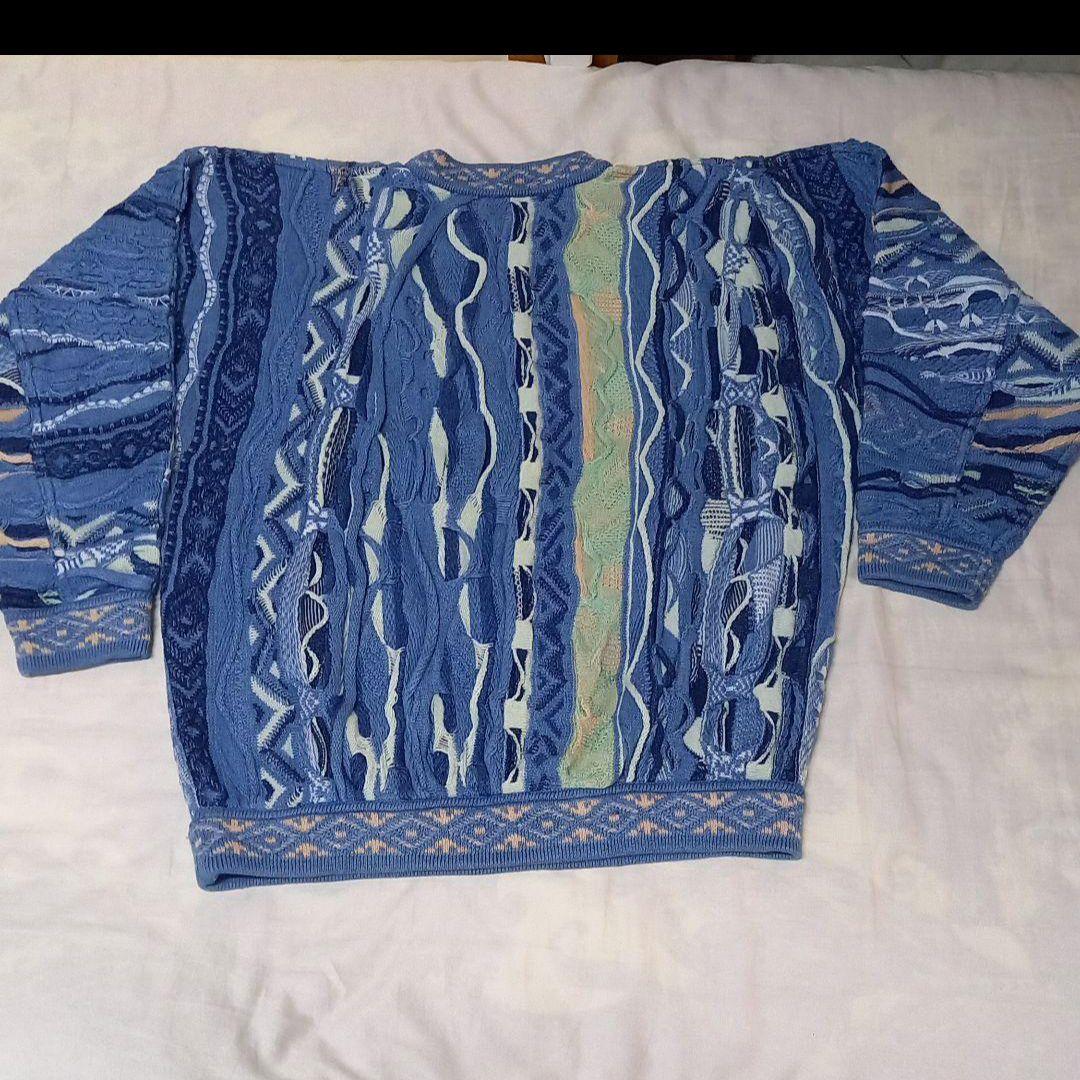 超歓迎安い COOGI ニット クージー ZdtDb-m91369940694 BLUES 国産超激安