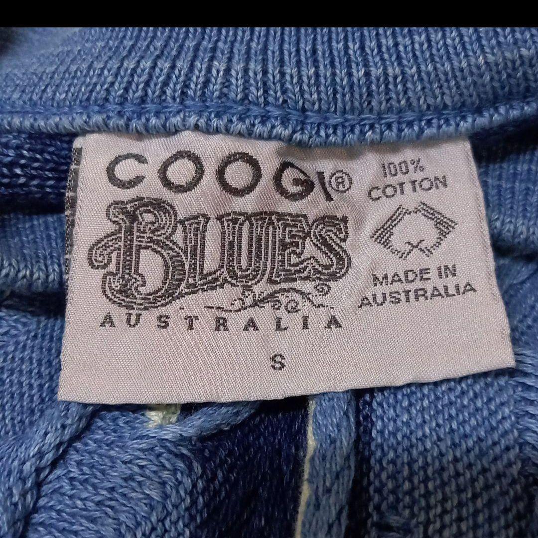 超歓迎安い COOGI ニット クージー ZdtDb-m91369940694 BLUES 国産超激安