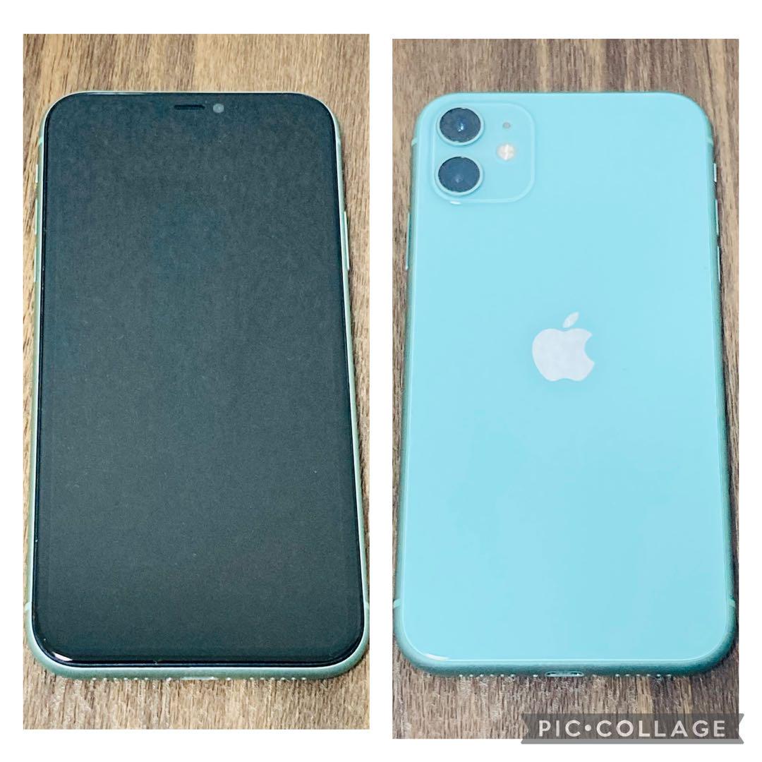 【美品】 iPhone11 グリーン 256GB SIMフリー 新品電池　334