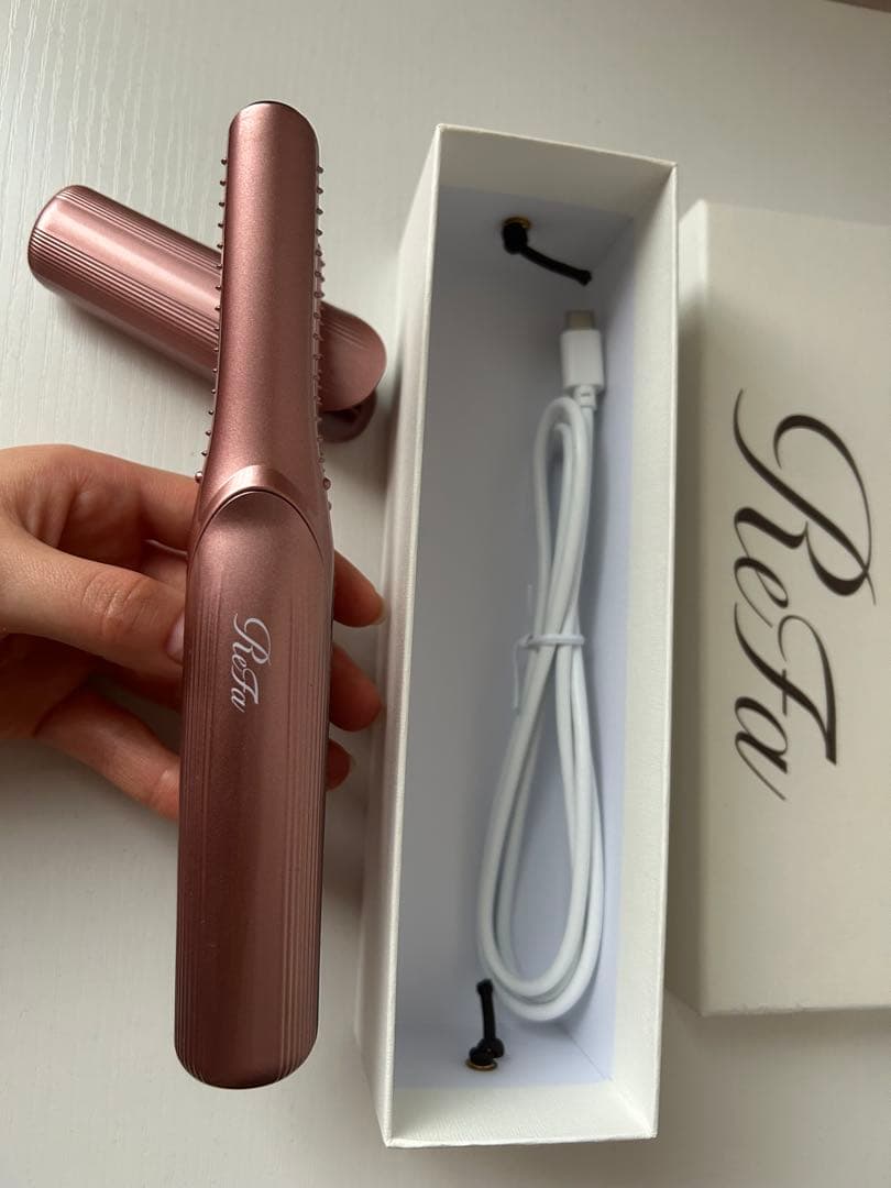 ReFa ストレートヘアアイロン ローズゴールド - メルカリ
