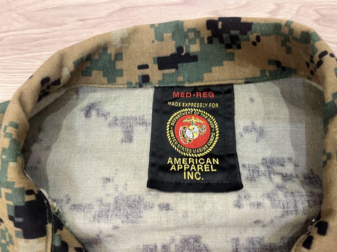 米軍放出品 実物 海兵隊 USMC マーパット 迷彩服 DBU サバゲー