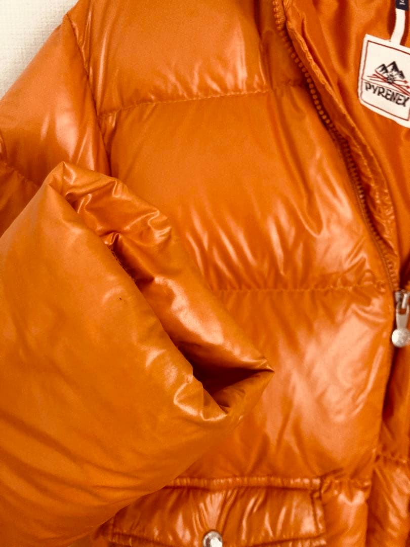 未開封 PYRENEX オレンジ ダウンコート ジュニアサイズ14160cm Pyrenex