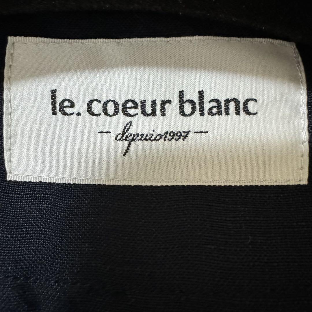 【新品未使用】 le. coeur blanc 麻ノーカラージャケット