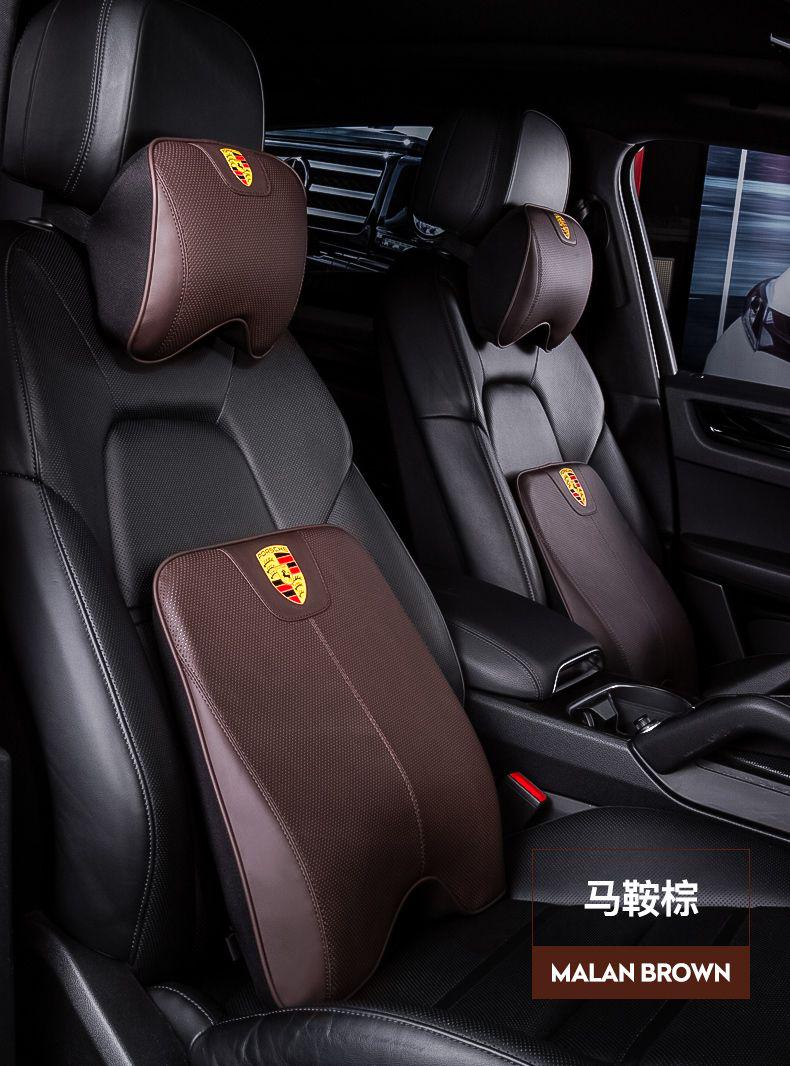 ポルシェカーサプライファーストレイヤーカウハイドエンボスヘッドレストランバーク 4w5yd-m91385871239 超激得通販