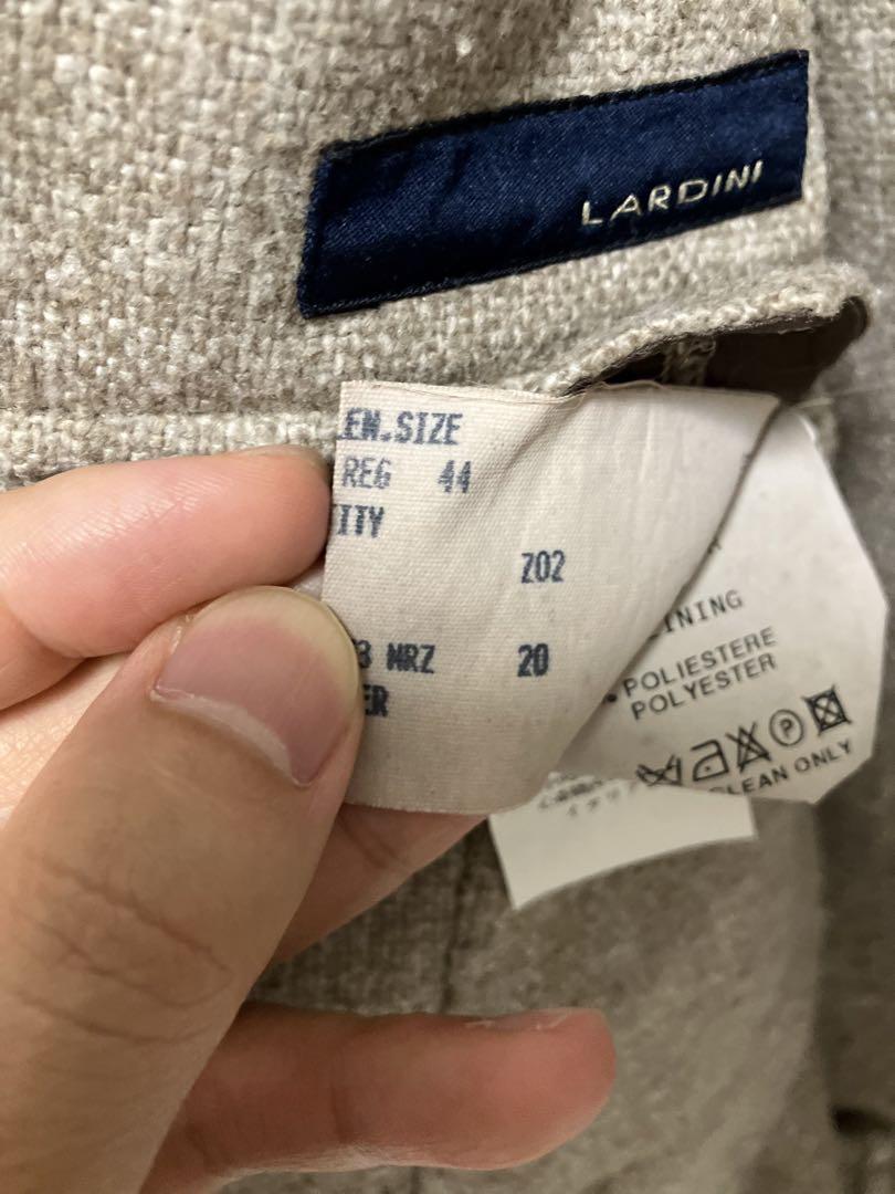LARDINI 44 日本サイズS ウールテーラード メンズ