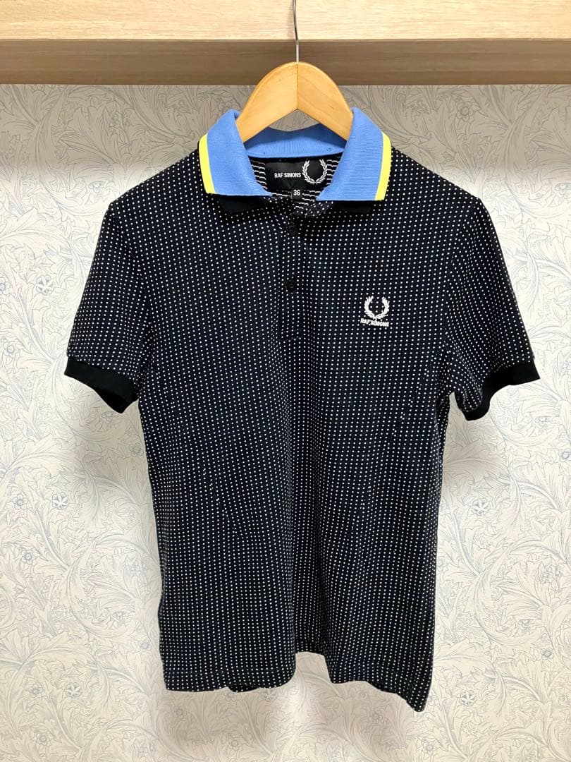 ラフシモンズ【RAF SIMONS】FRED PERRYコラボ ポロシャツ 36