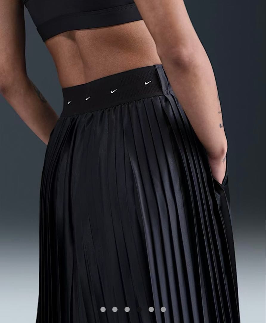 【限定SALE】NIKEブラック プリーツ ワイドパンツ 【限定SALE】NIKEブラック プリーツ ワイドパンツ