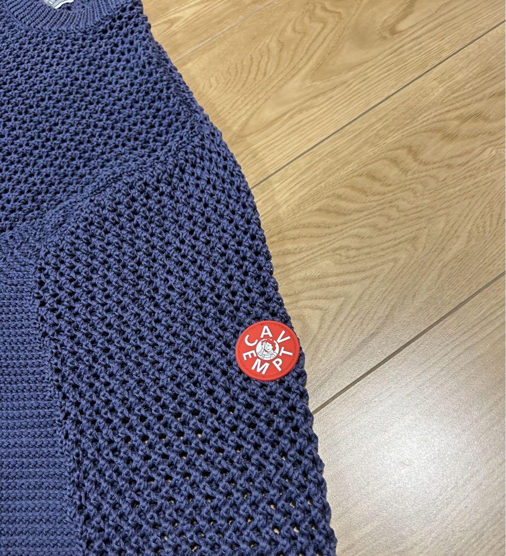 トップス c.e SIDE RIB LOOSE NET KNIT
