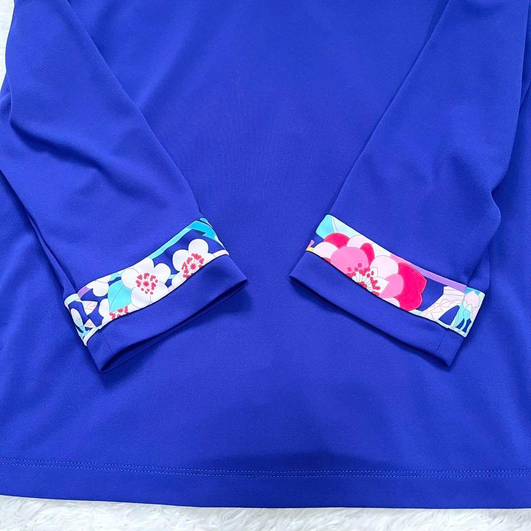 【極美品✨】レオナール チュニック トリム 大きサイズ 40 紫 画像7