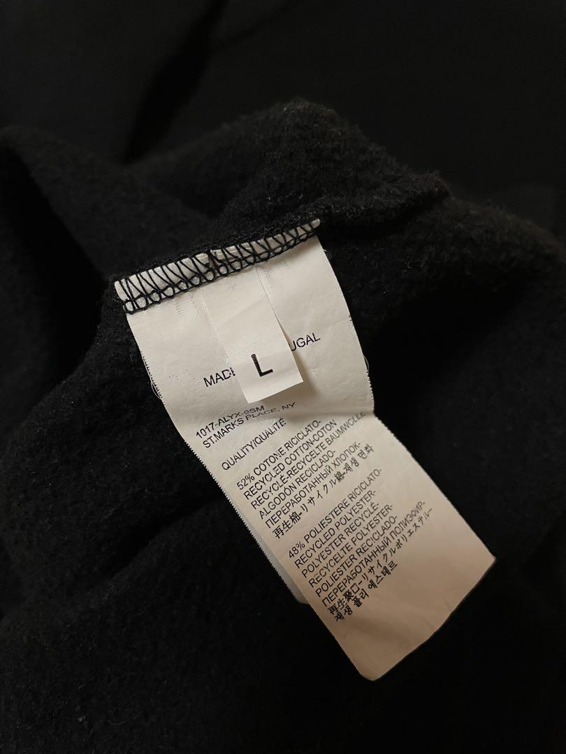1017 ALYX 9SM CREW NECK VISUAL 黒 L
