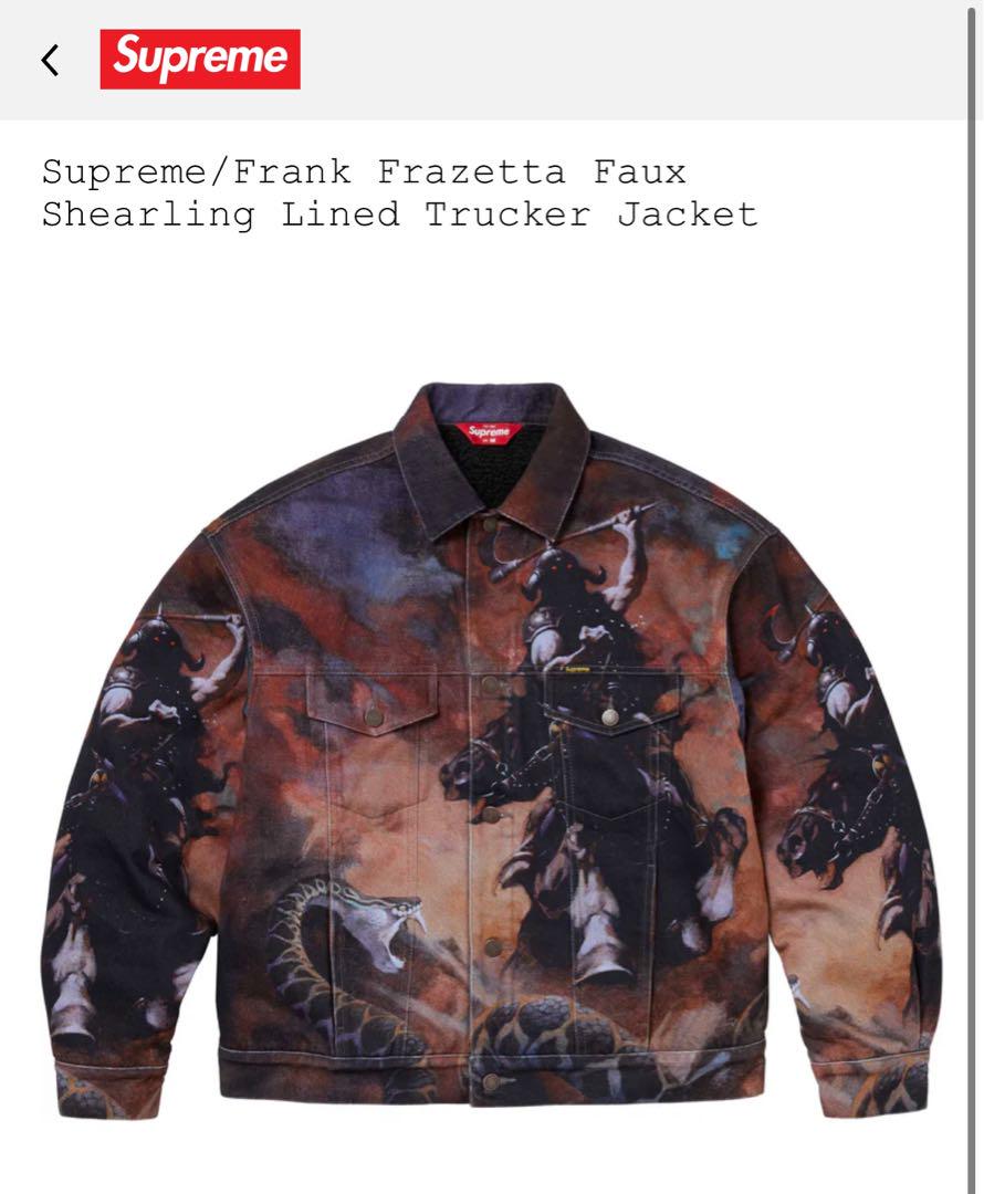 Supreme Frank Frazetta Trucker Jacket M