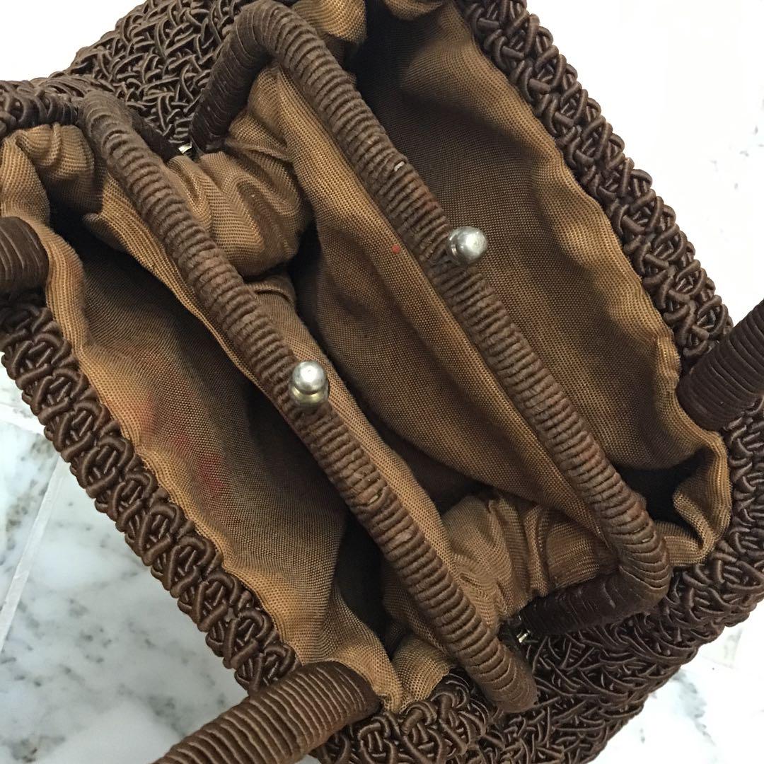 USA 50s パーティバッグ CORD BAG ビンテージ