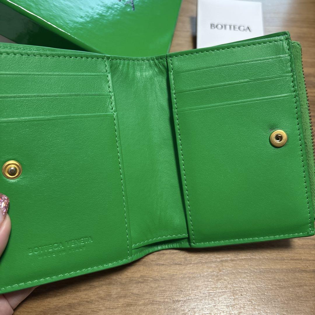 Bottega Veneta グリーン 二つ折り財布