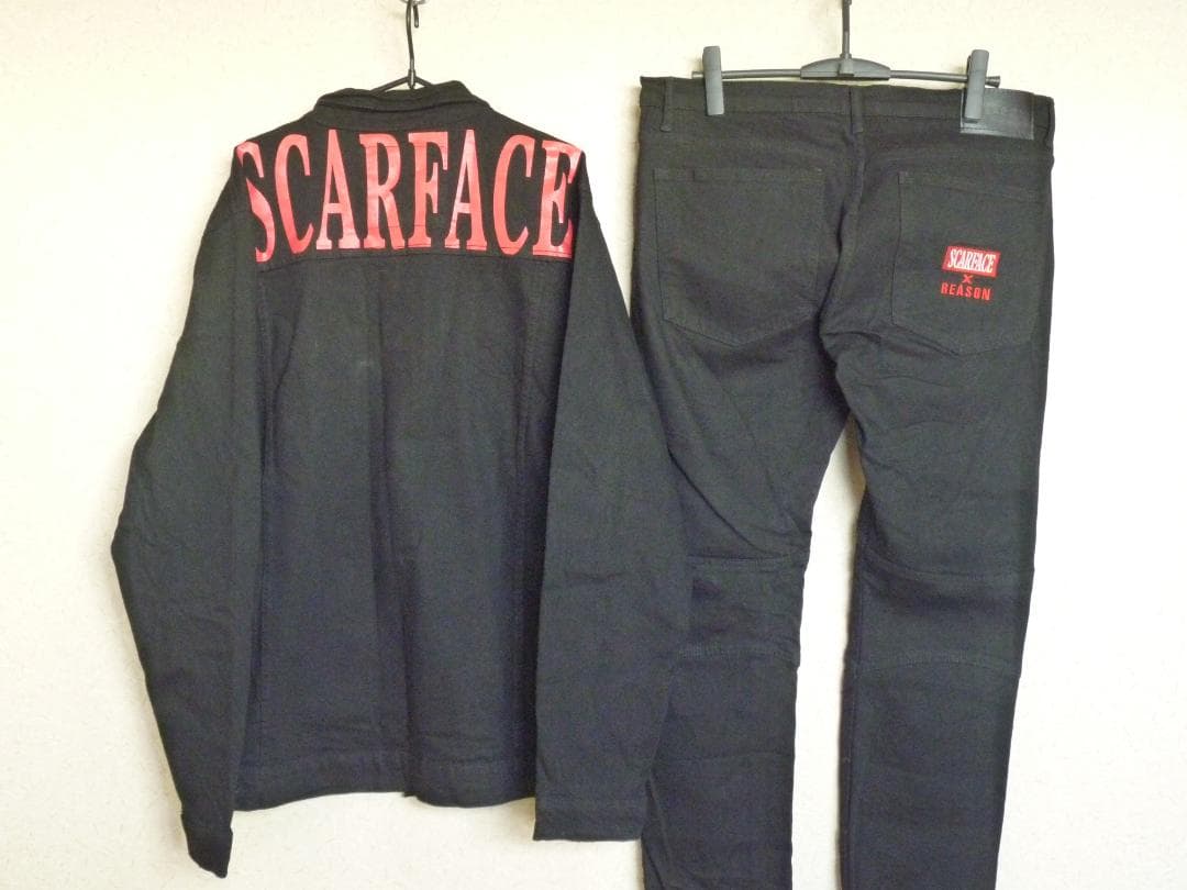 国内外の人気Reason リーズン セットアップ スカーフェイス アウター