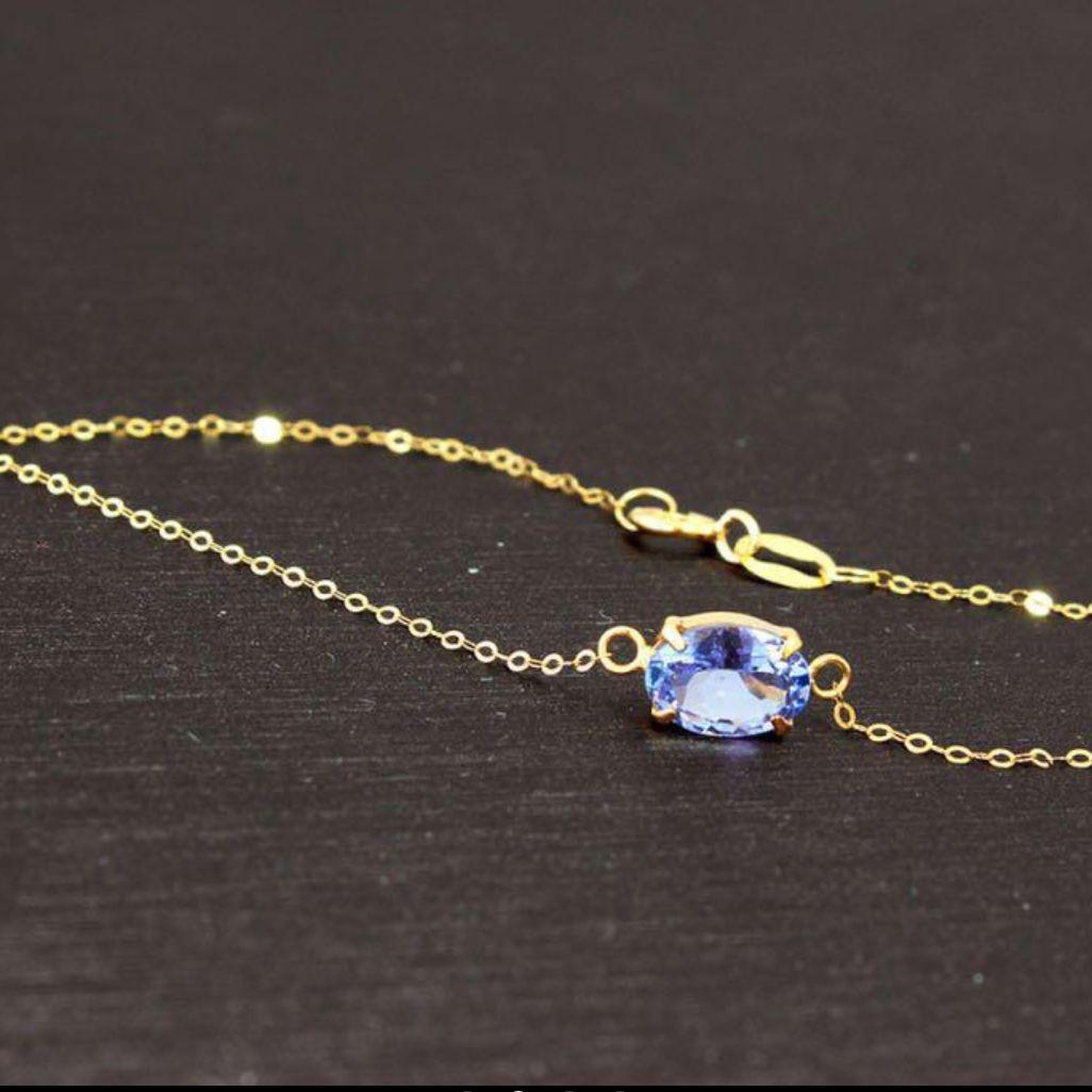 お得高品質 Xmas価格❤1カラットタンザナイト ネックレス&ブレスレットセット s0u4p-m91394952609 在庫新品