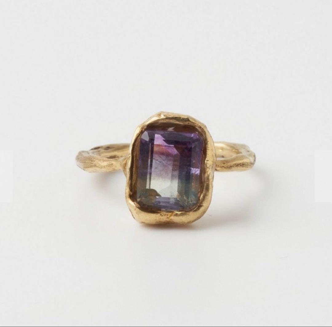美品　SUSA bijou フローライトリング　12 号