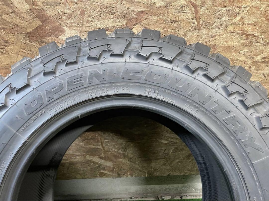 LT265/70R17 TOYO OPEN COUNTRY M/T 2020年製