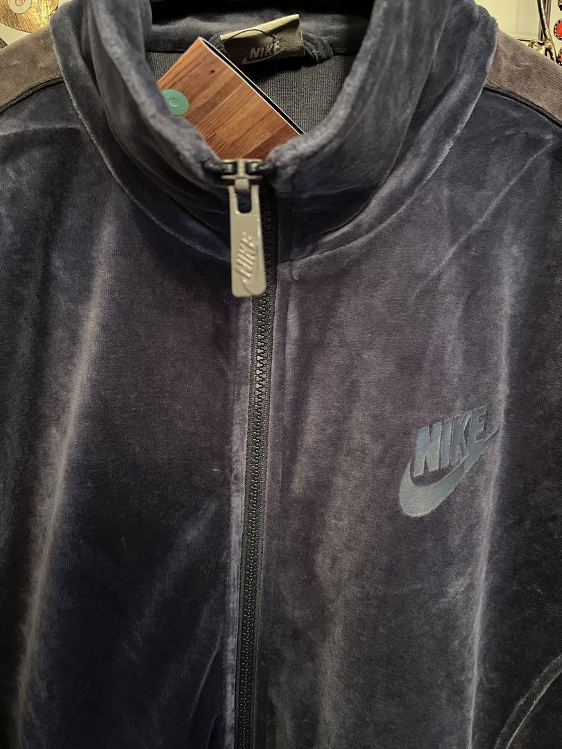 NIKE ナイキ ロゴ ベロア トラックジャケット 上下 ネイビー XL 未使用