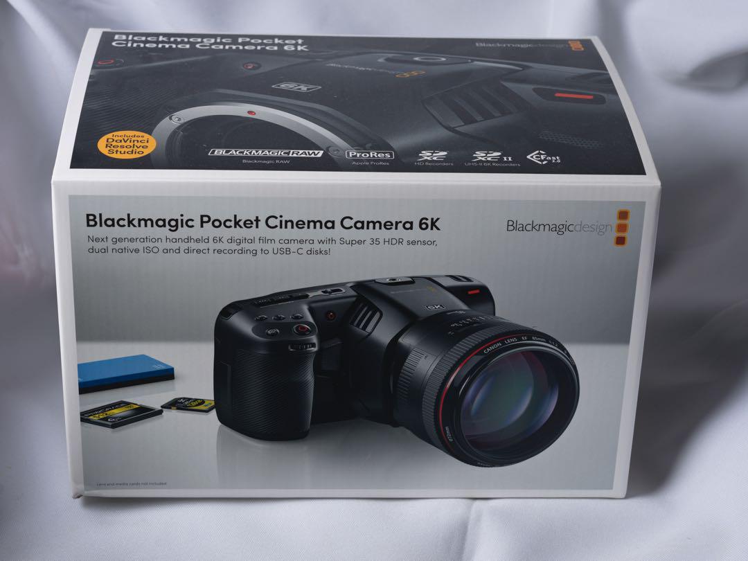 ビデオカメラ blackmagic pocket cinema camera 6k