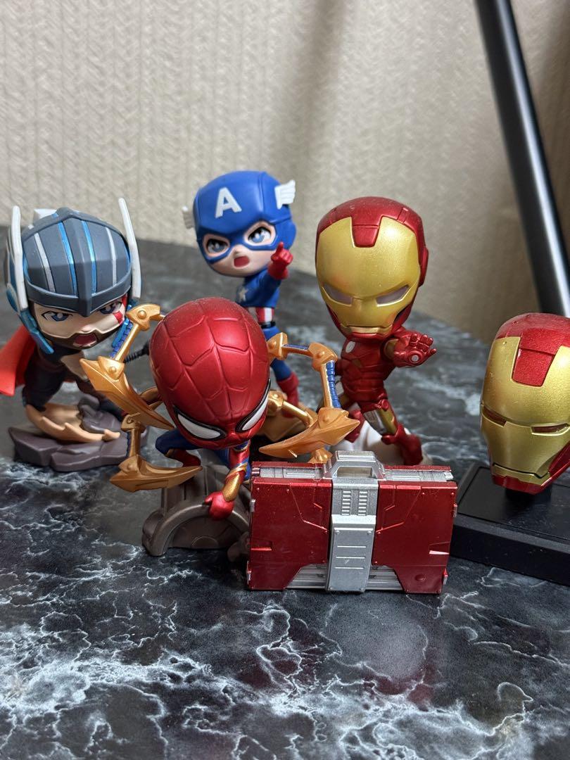 スパイダーマン・アイアンマン・キャプテンアメリカ・ソー フィギュアセット