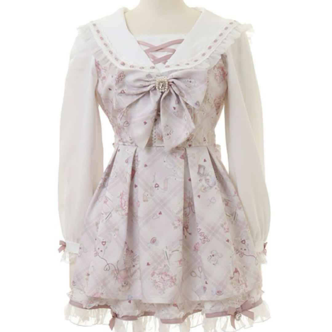 リズリサ LIZLISA Sewing Bear柄セットアップ