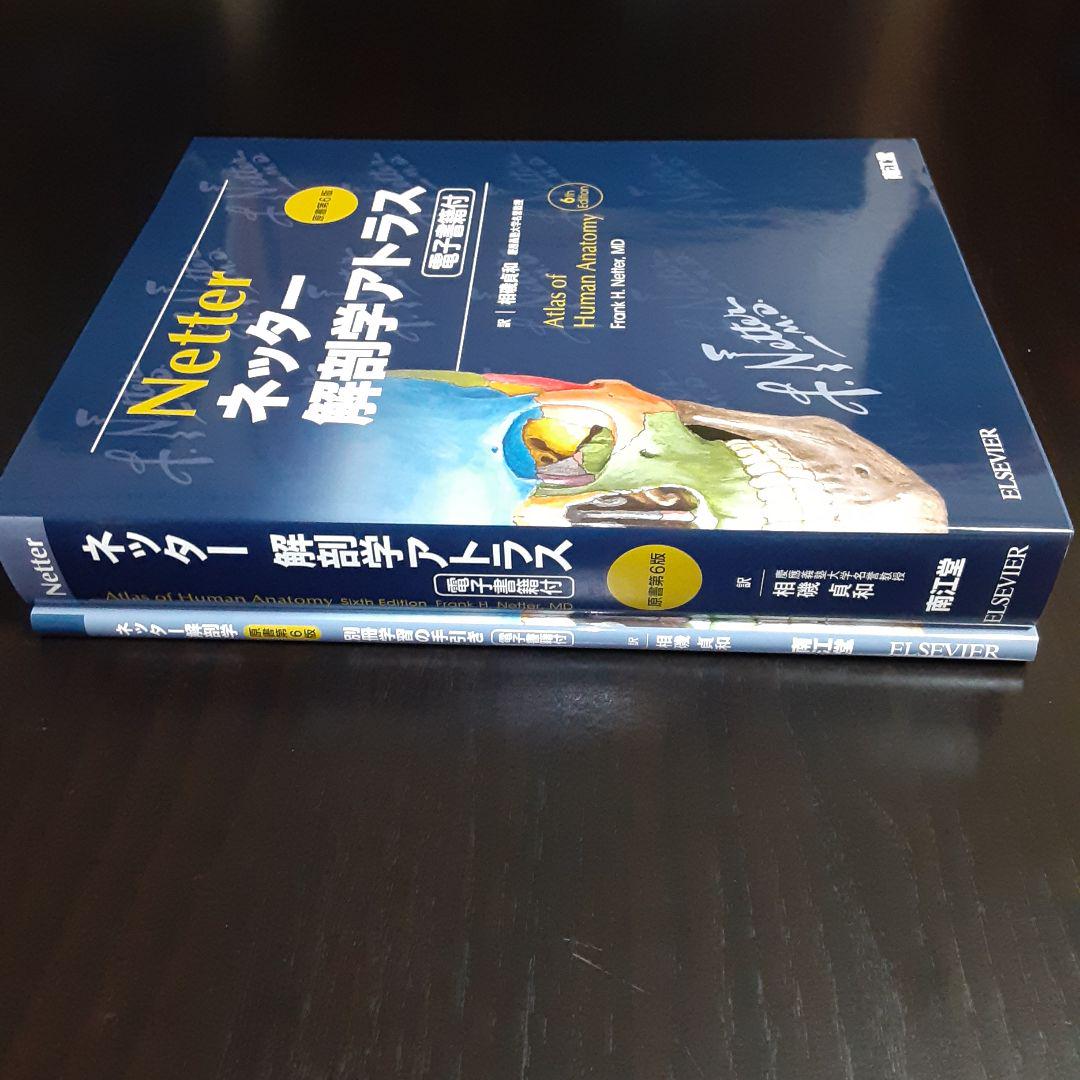 ネッター解剖学 セット版(電子書籍付)アトラス・別冊学習の手引き