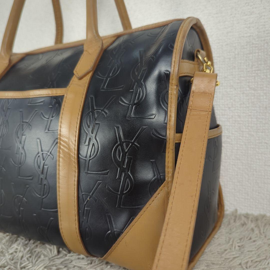 Yves Saint Laurent ショルダー ミニボストン YSL ロゴ