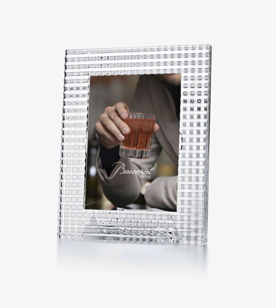 新品未使用 バカラ Baccarat アイフォトフレーム 写真立て クリスタル