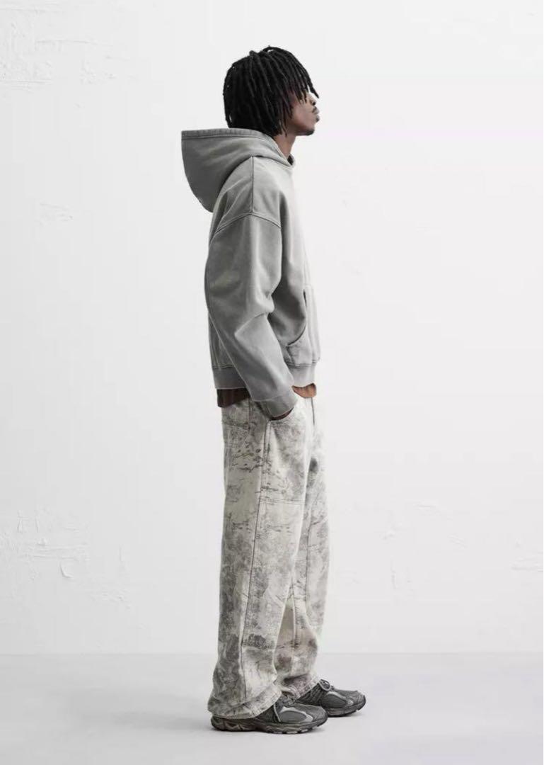 zara ザラ ウォッシュ加工カーペンターパンツ EU38 JP30 完売品