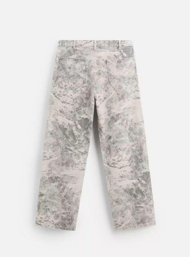 zara ザラ ウォッシュ加工カーペンターパンツ EU38 JP30 完売品