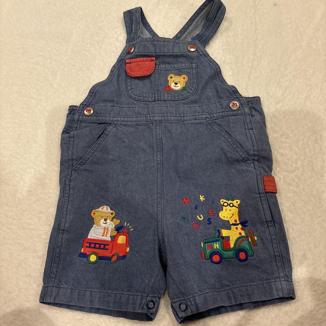 ミキハウス オーバーオール90レトロ