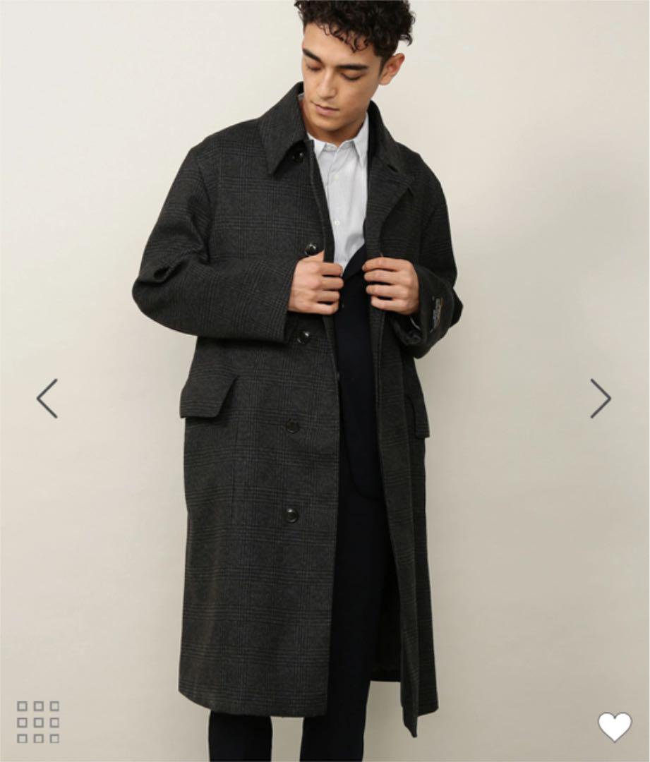 特価即納 ADAMETROPÉ HOMME HYBRID TWEED ステンカラーコート A9OFa-m91420198499 人気定番得価