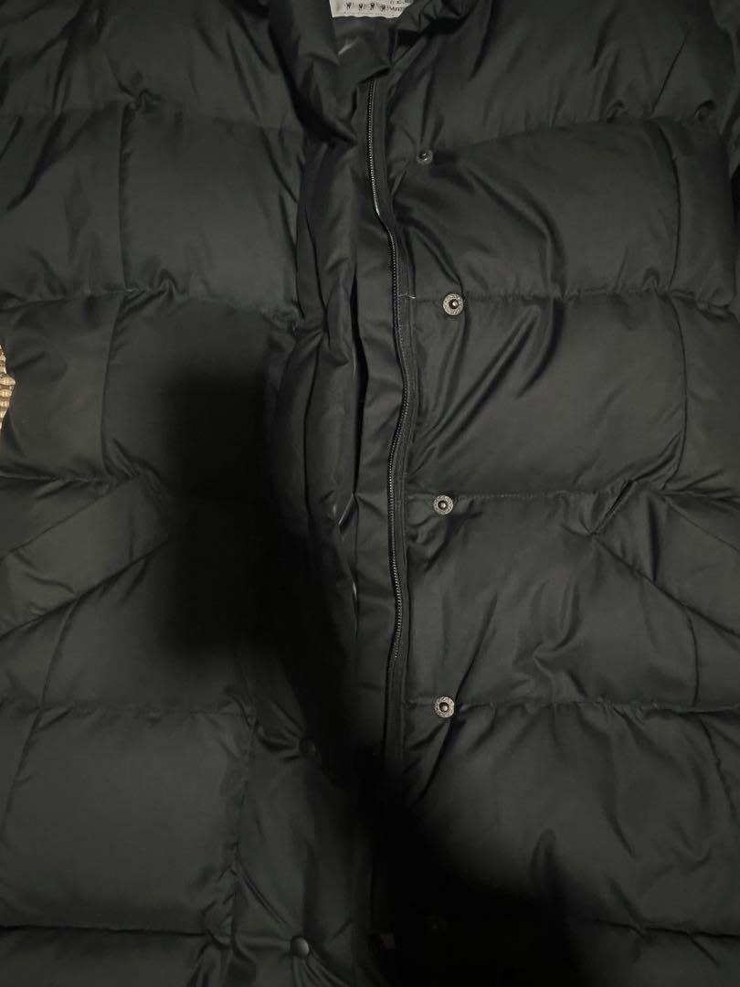 MONCLER ブラック ダウンジャケット 36