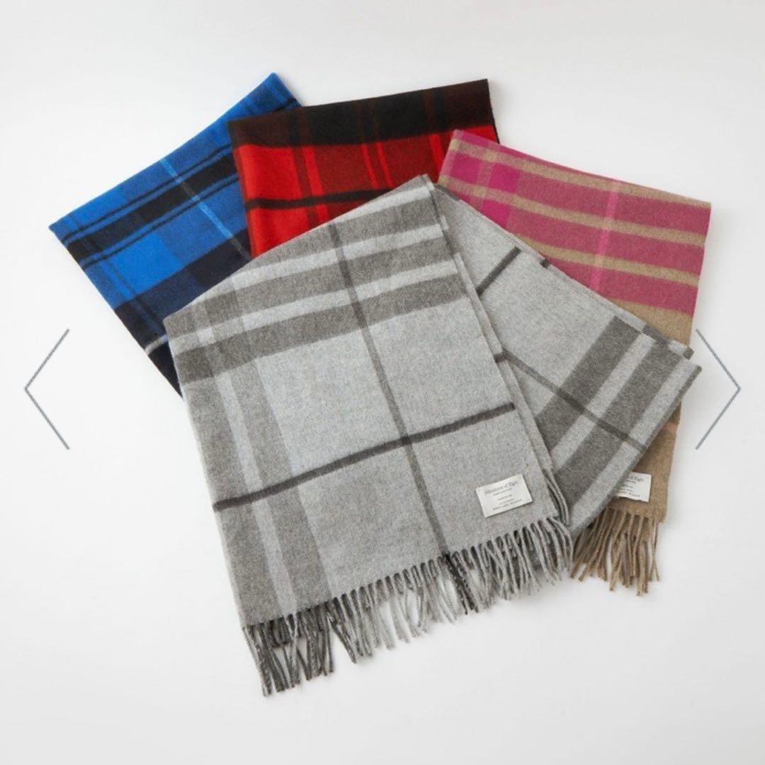 【別注】<Johnstons of Elgin>チェック ストール / マフラー