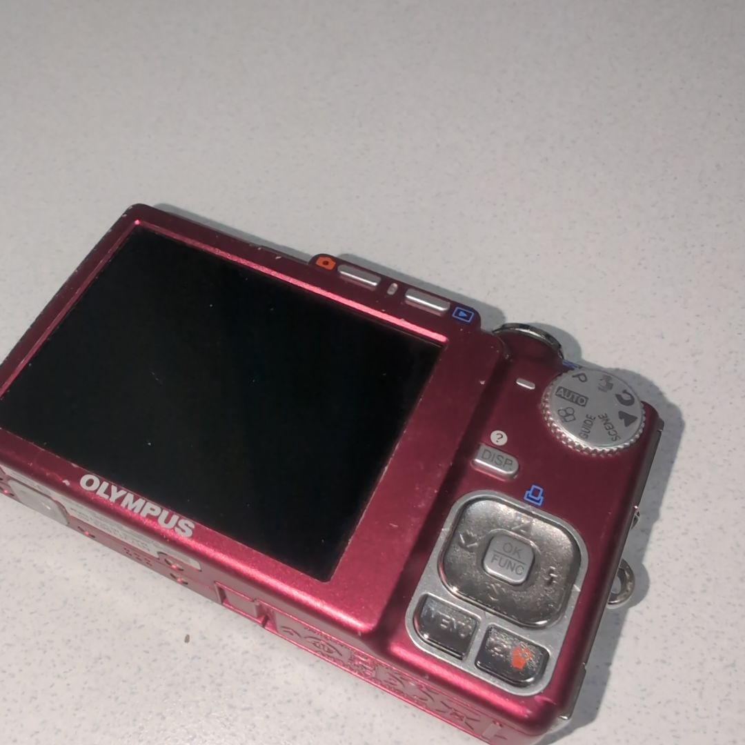 OLYMPUS FE-340 レッド コンパクトデジタルカメラ