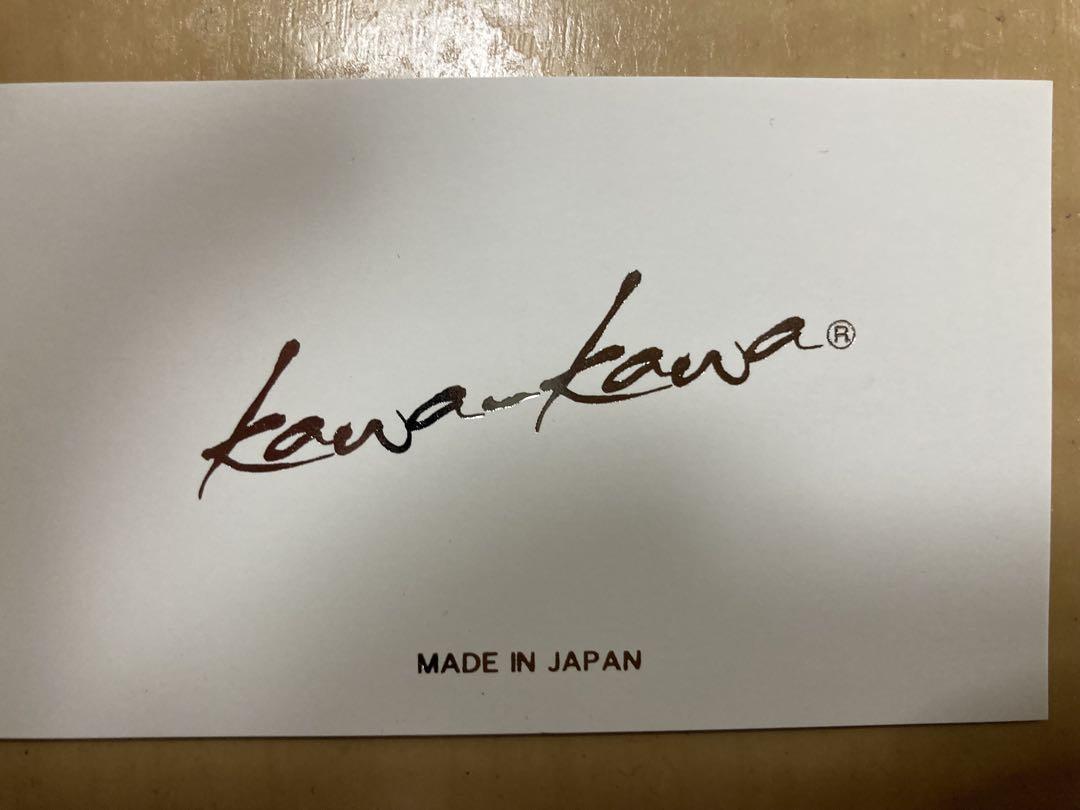 kawa-kawa がま口バッグ 黒　ハンドバッグ　カワカワ