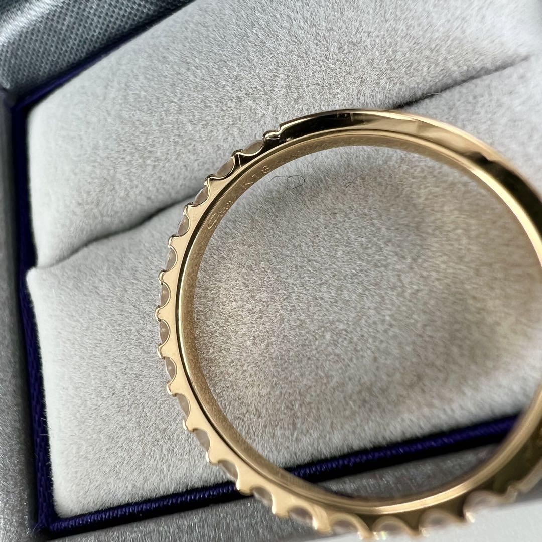 ◇ スタージュエリー ダイヤ ハーフエタニティリング K18 0.3ct