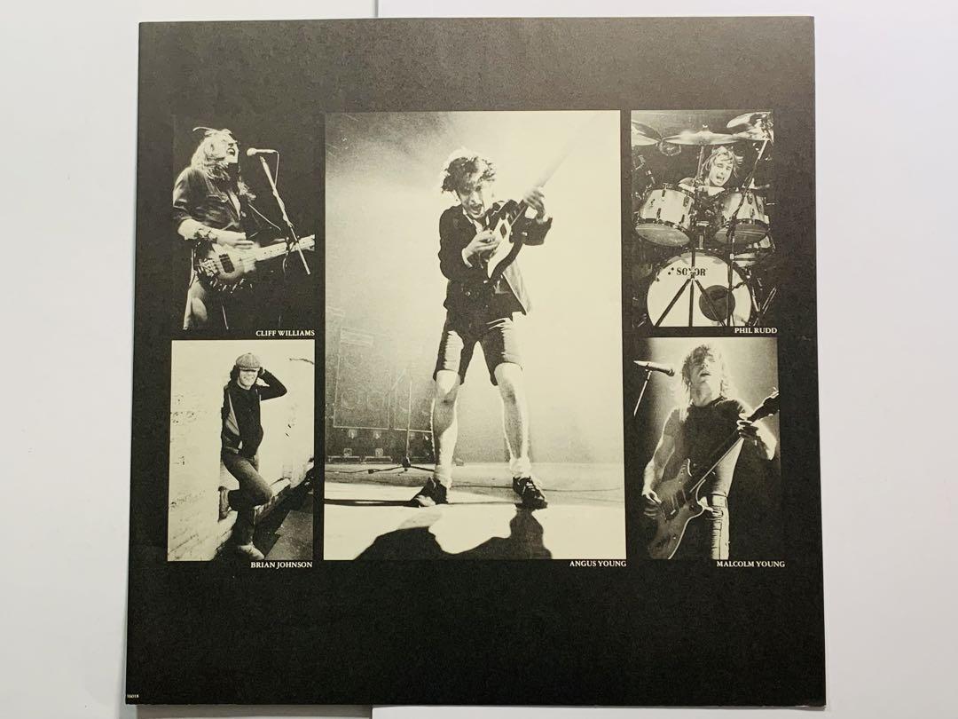 LP 帯付☆AC/DC BACK IN BLACK 国内盤 初版P-10906A