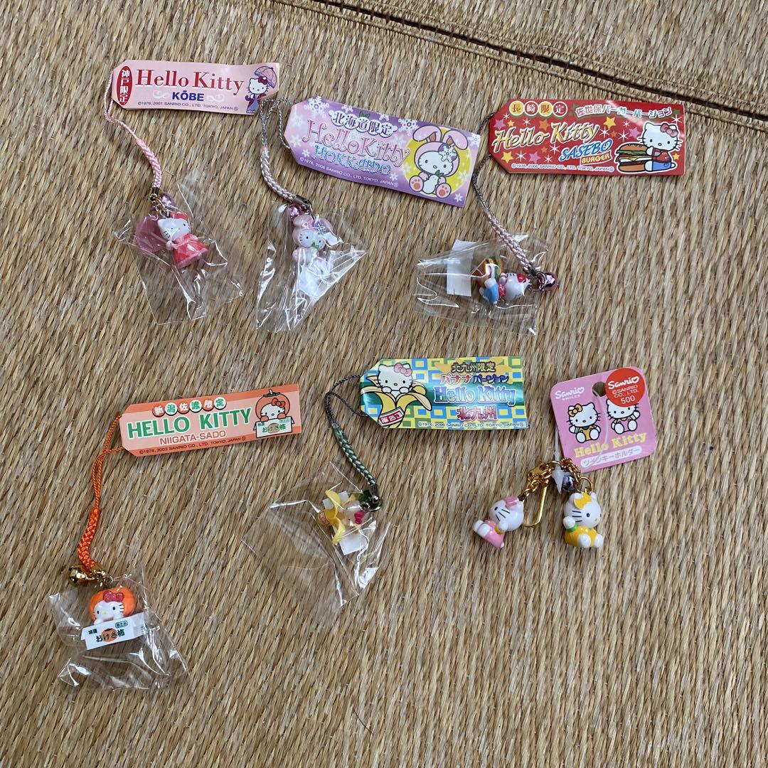 椰子　ハローキティ ストラップ6個