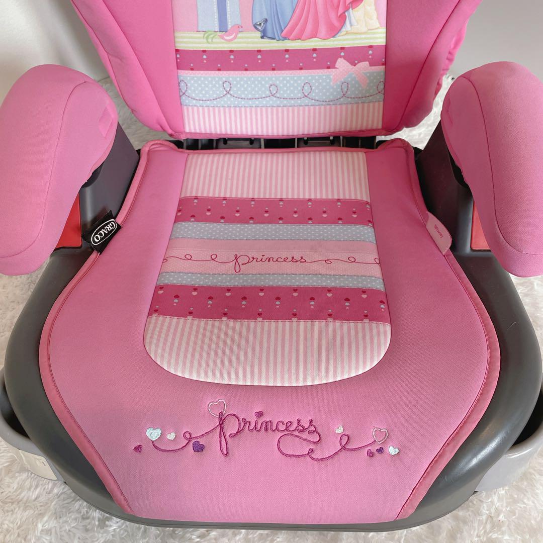 GRACO ディズニープリンセス ジュニアシート ピンク - メルカリ