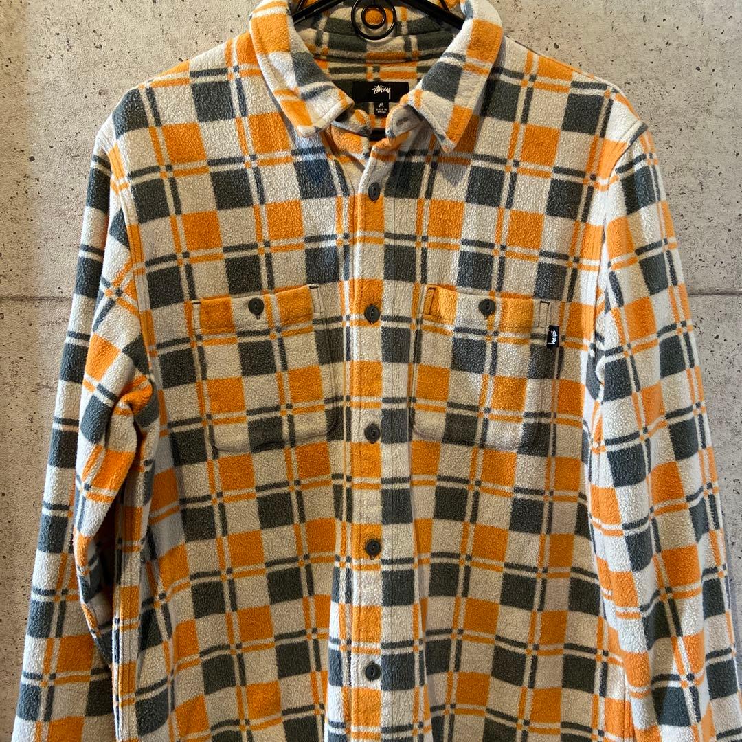 STUSSY ステューシー BRENT PLAID LS SHIRT ジャケットM STUSSY